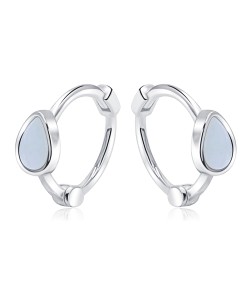 Silver Hoop Earring HO-2619